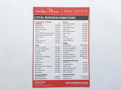A5 Directory Magnet